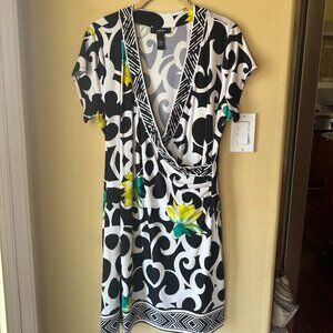 Beautiful Alfani Wrap Dress with Detailing